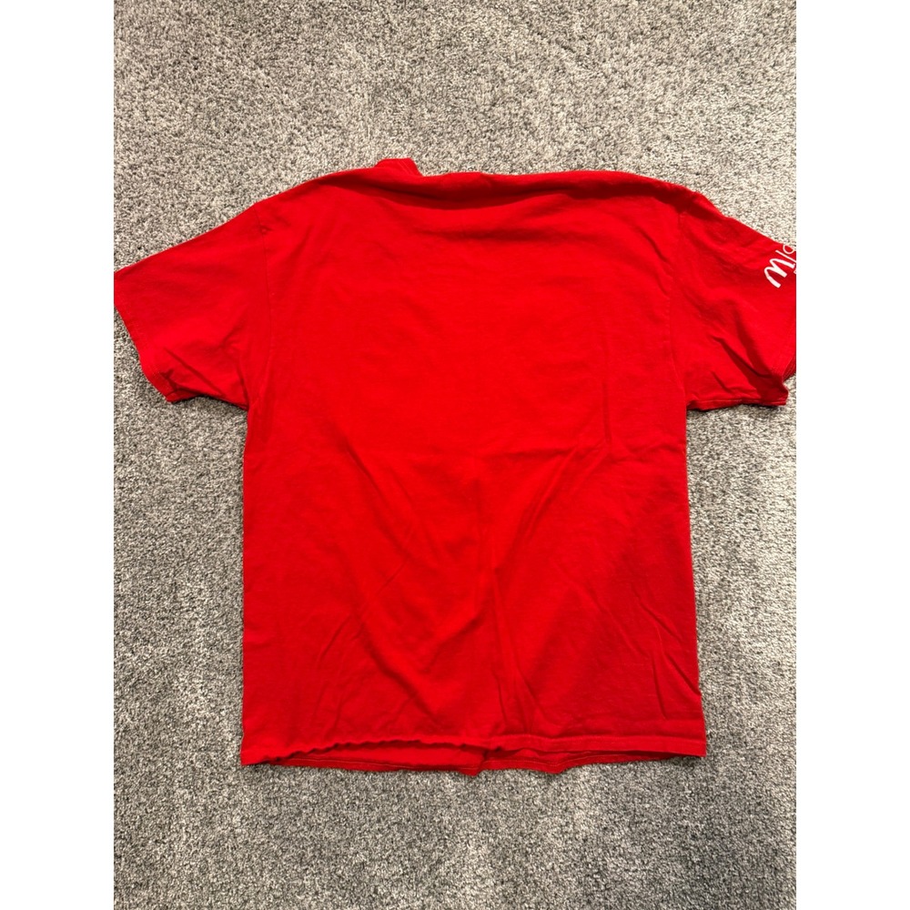 McDonalds USA Olympic T-Shirt‎ Mens XL Red Partner Preshunk Cotton - Picture 2 of 9